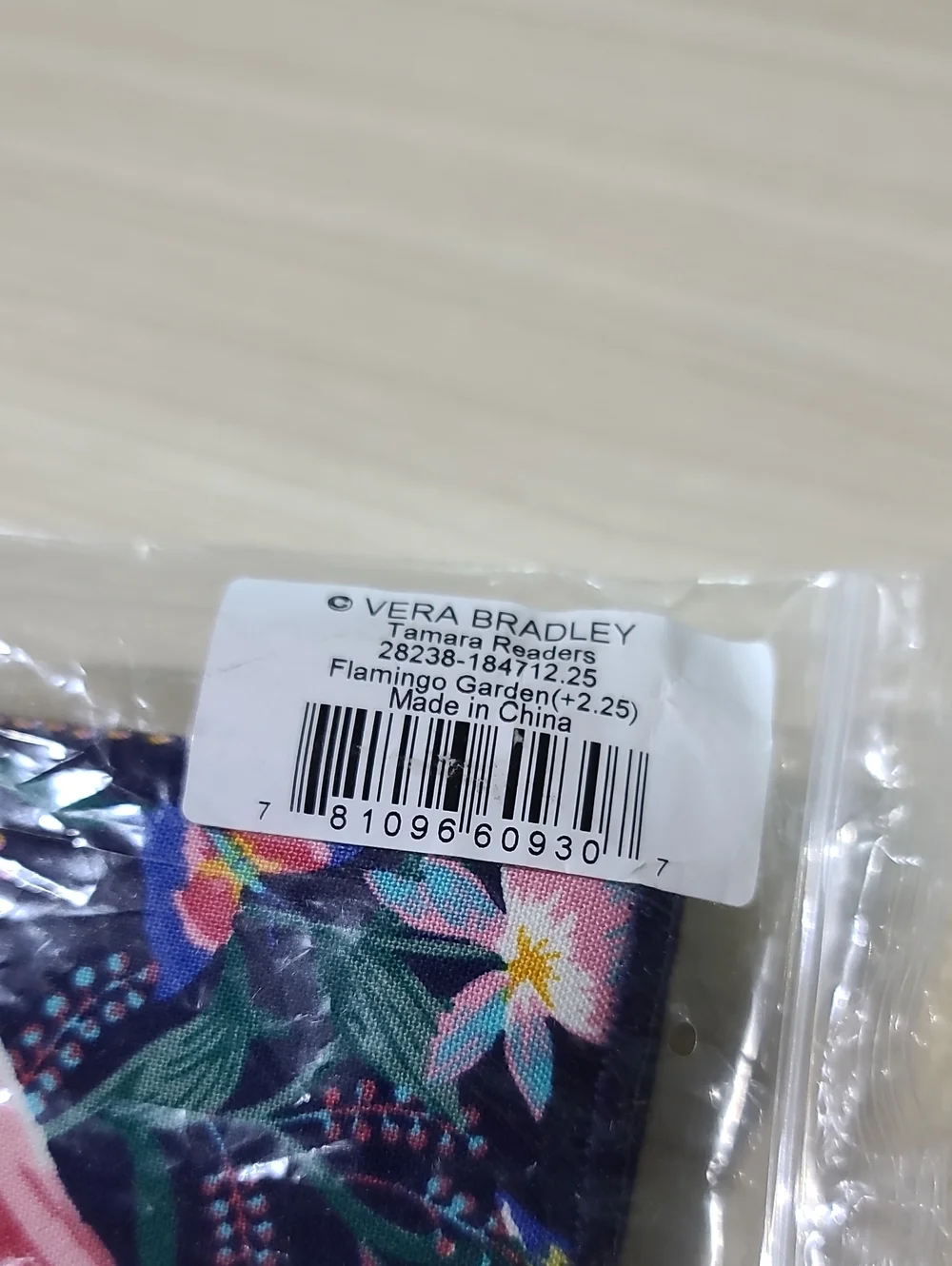 Vera Bradley Tamara Readers / Flamingo Garden +2.25 NWT